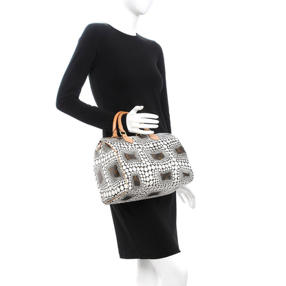 Louis Vuitton Monogram Kusama Town Speedy 30 White 2 of 19