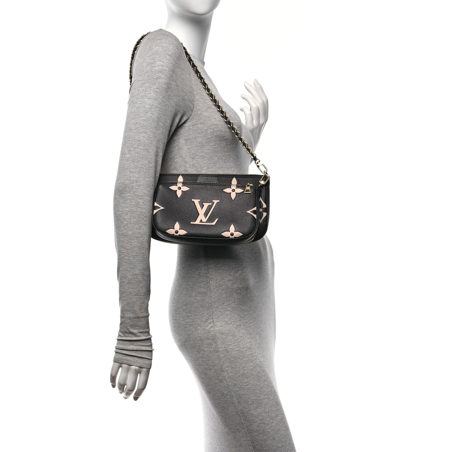 Empreinte Monogram Giant Multi Pochette Accessories Black Beige