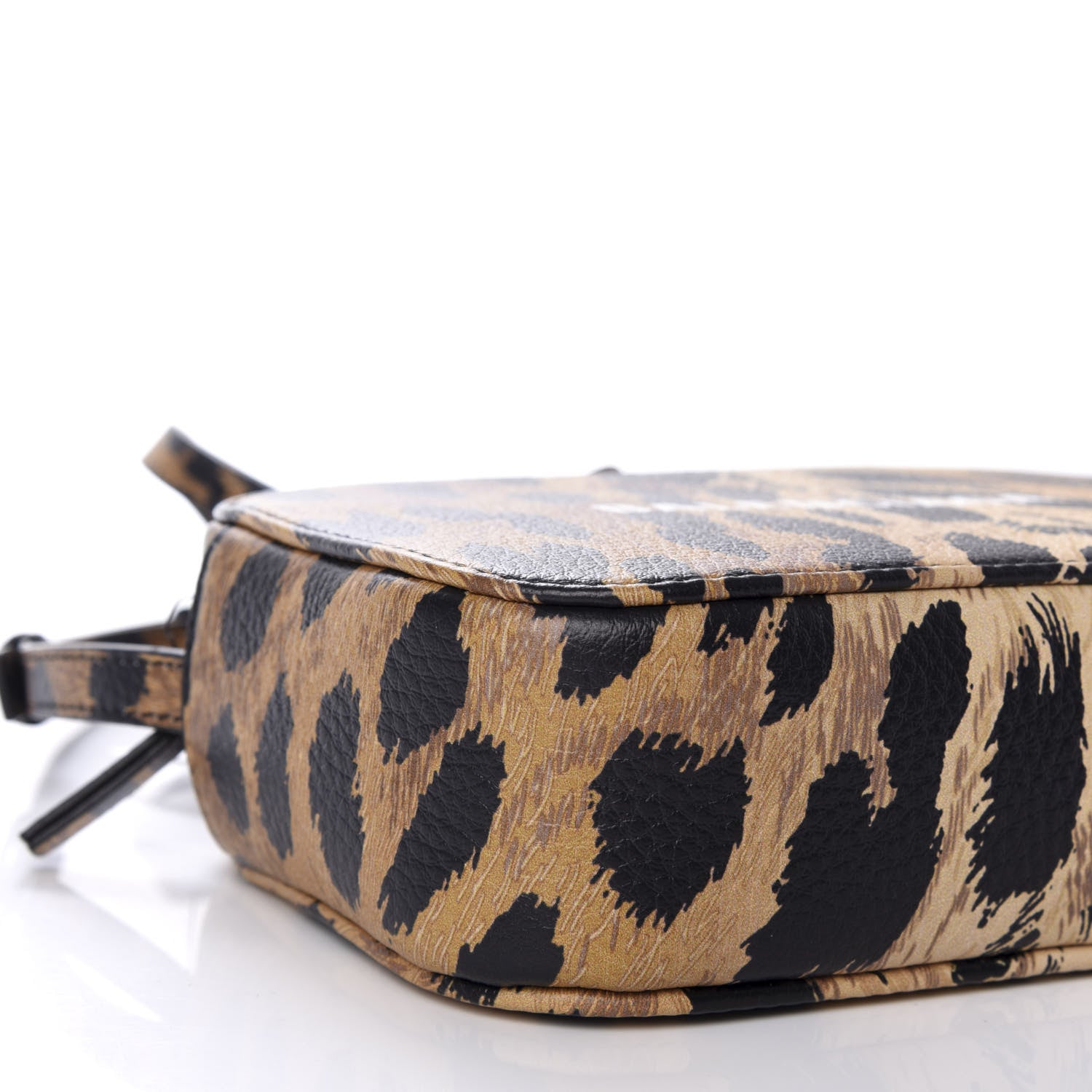 Balenciaga Calfskin Printed Leopard XS Everyday Camera Bag Beige White 7 of 10