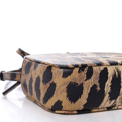 Balenciaga Calfskin Printed Leopard XS Everyday Camera Bag Beige White 7 of 10