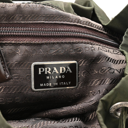 Prada Nylon Vela Small Backpack Dark Green 6 of 10