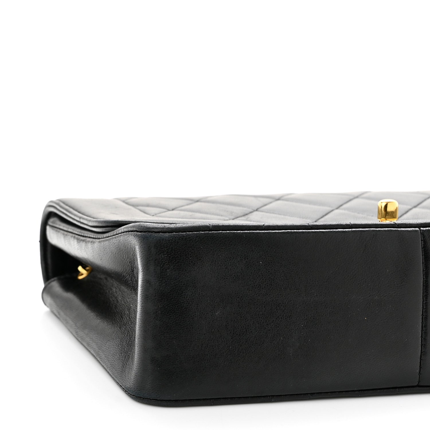 Chanel Lambskin Quilted Medium Single Flap Black 9 of 11