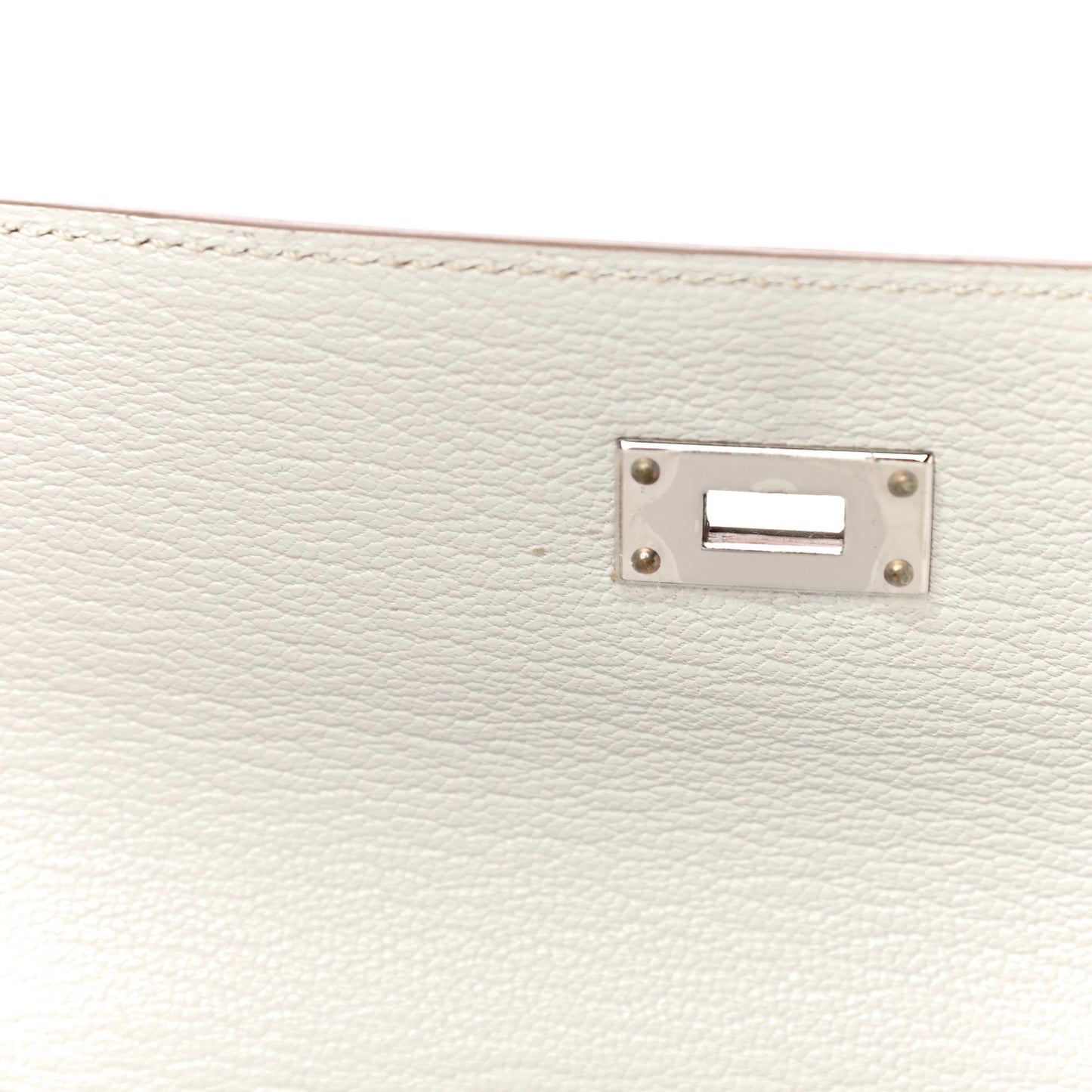 Chevre Mysore Kelly Longue Wallet Gris Perle