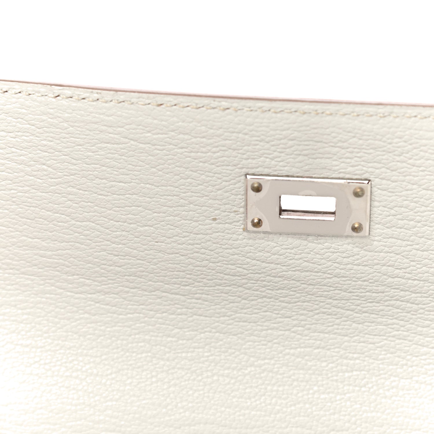 Hermes Chevre Mysore Kelly Longue Wallet Gris Perle 12 of 16