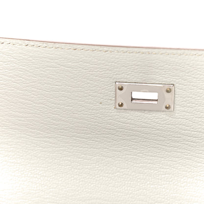 Hermes Chevre Mysore Kelly Longue Wallet Gris Perle 12 of 16