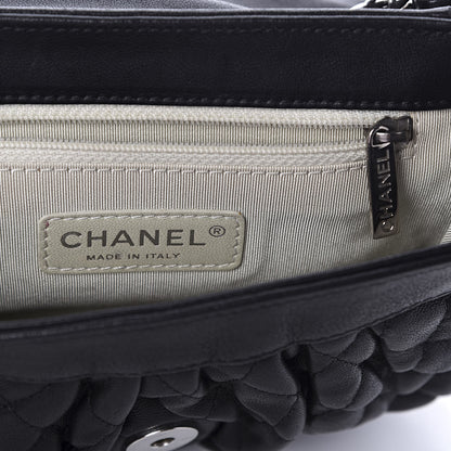 Chanel Washed Lambskin Quilted Mini Chain Around Flap Black 8 of 10