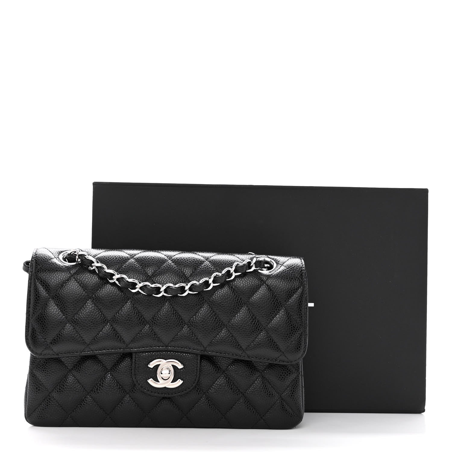 Chanel Caviar Quilted Small Double Flap Black 11 of 11