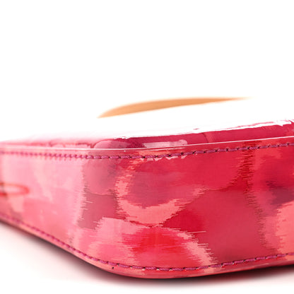 Louis Vuitton Vernis Ikat Pochette Accessories NM Rose Indien 9 of 12