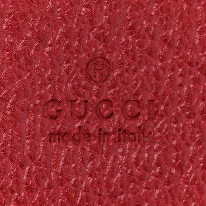 Gucci GG Supreme Monogram Flora Web Ophidia Card Case Red 7 of 11