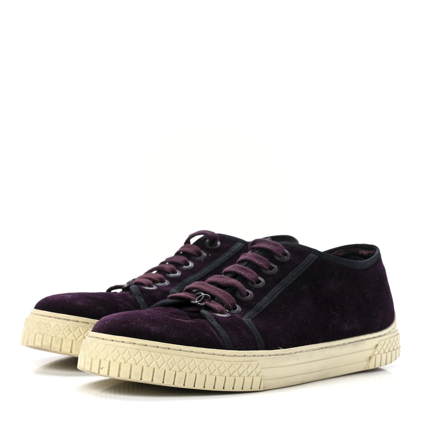 Velvet Womens CC Sneakers 38.5 Burgundy