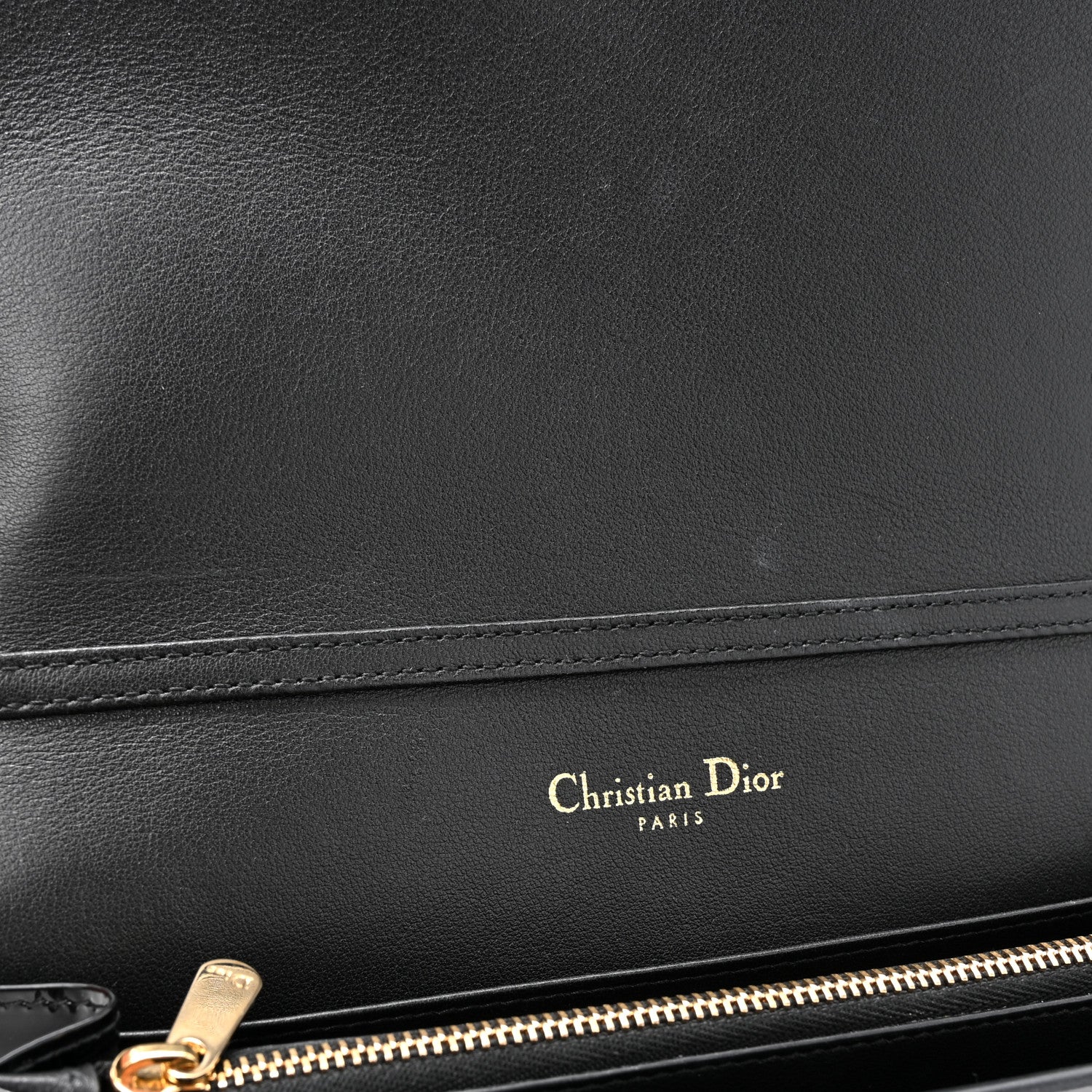 Christian Dior Patent 30 Montaigne Pouch Black 11 of 12