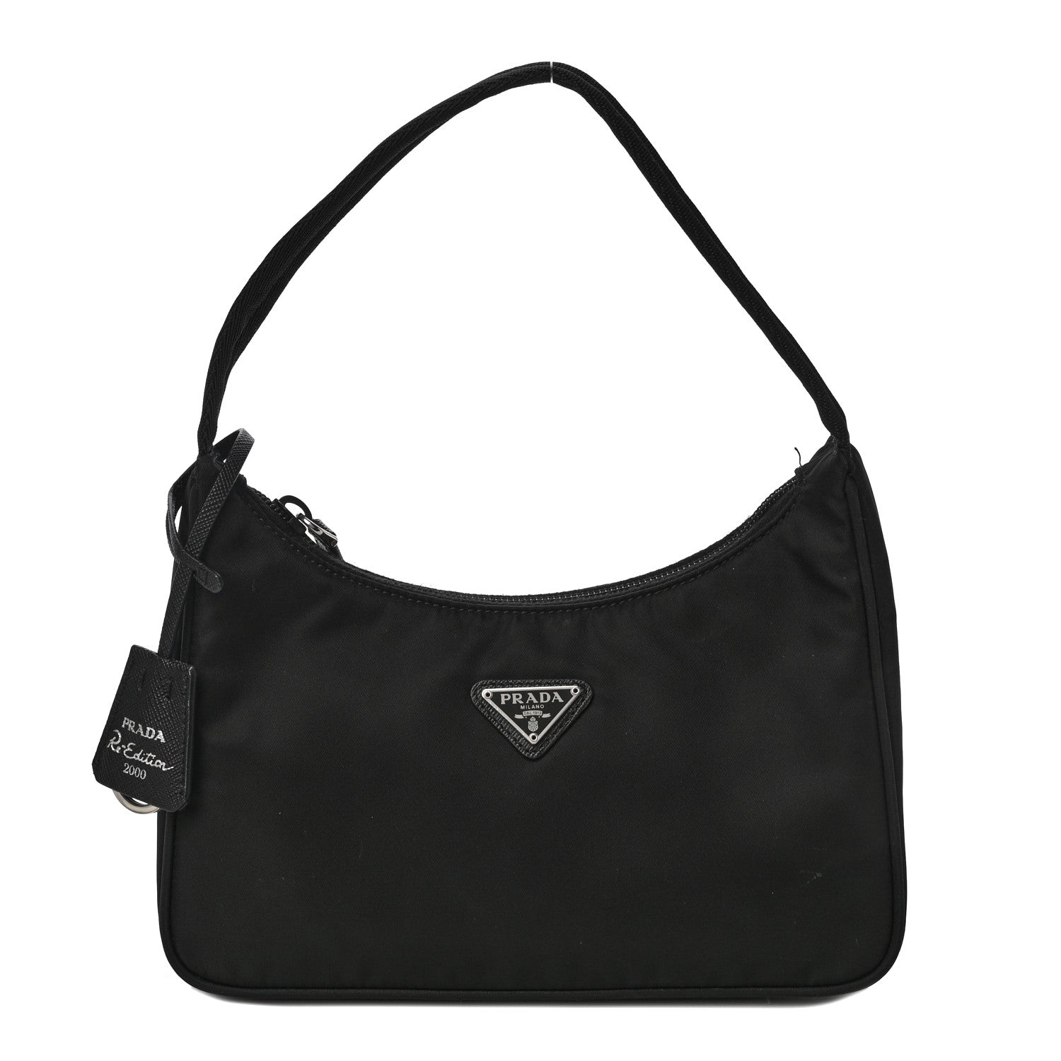Prada Tessuto Nylon Mini Re-Edition 2000 Bag Black 1 of 11