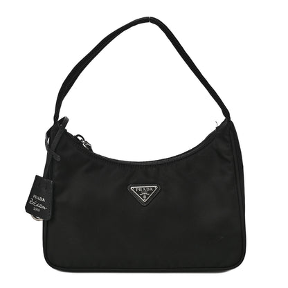 Prada Tessuto Nylon Mini Re-Edition 2000 Bag Black 1 of 11