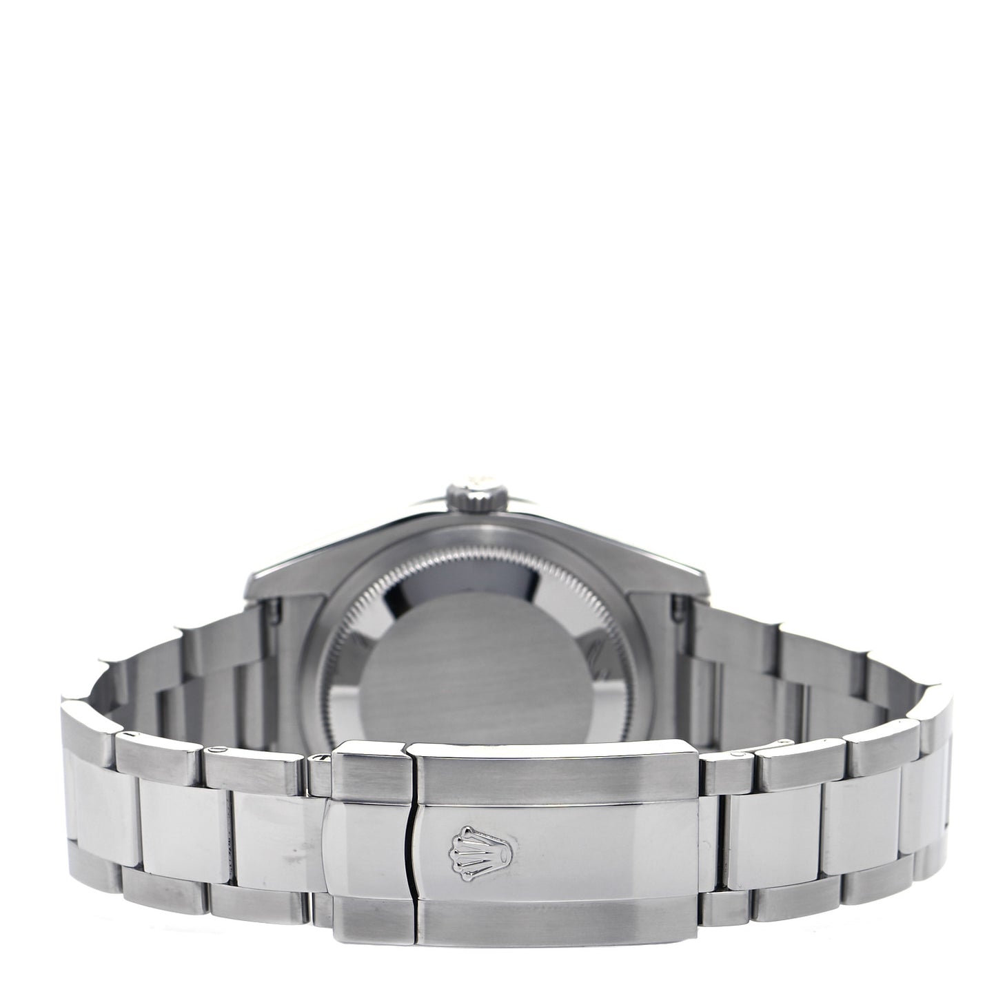 Stainless Steel 18K White Gold 36mm Oyster Perpetual Datejust Turn-O-Graph Watch Black 116264