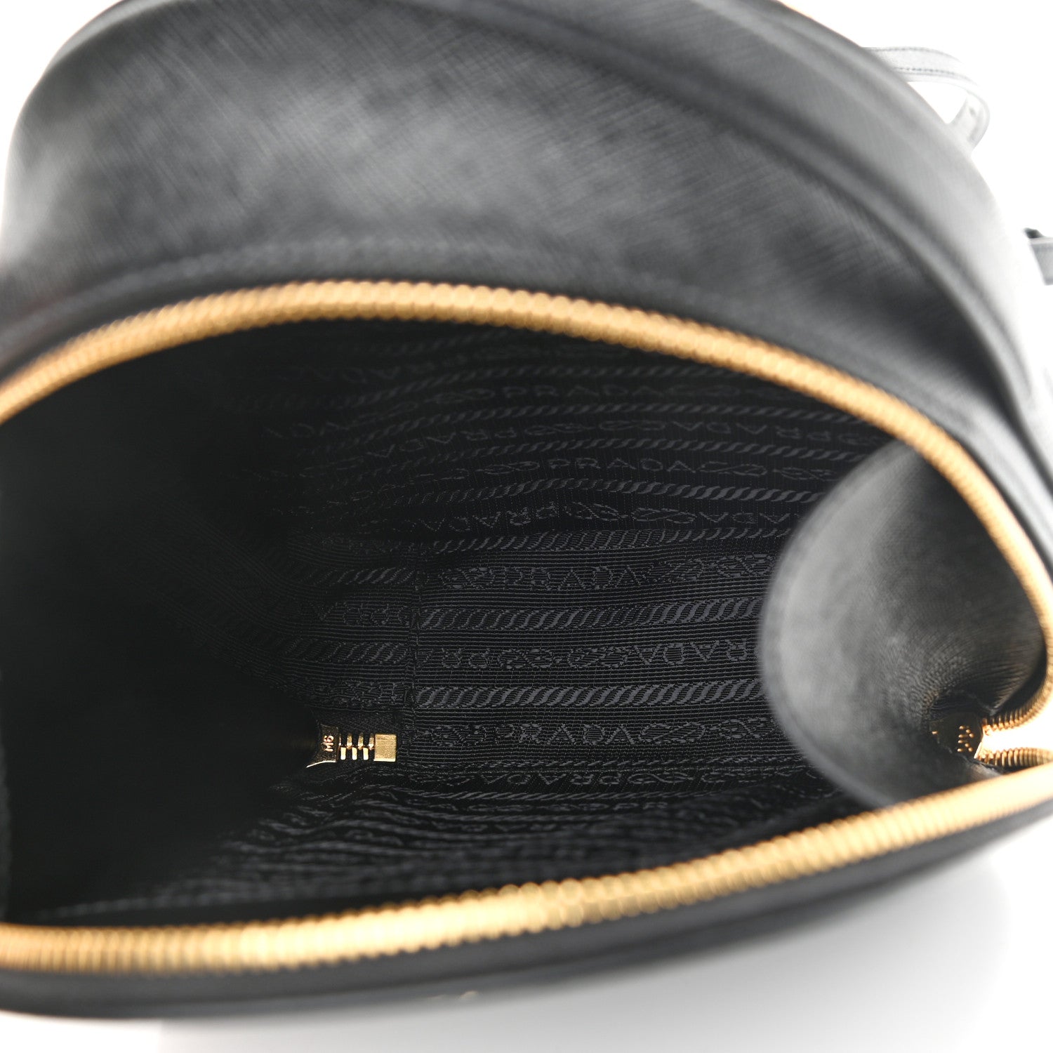 Prada Saffiano Lux Mini Odette Backpack Black 5 of 9