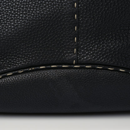 Fendi Calfskin Romano Selleria Small Bucket Black 8 of 8