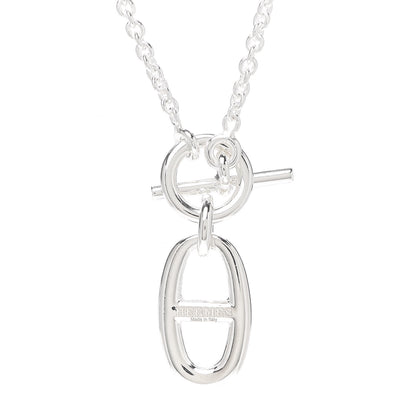 Hermes Sterling Silver Amulette Chaine d'Ancre Necklace 4 of 5