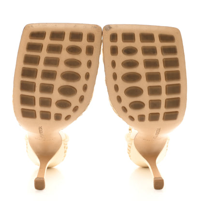 Bottega Veneta Mesh Nappa Stretch Ankle Tie Sandals 38 Toile 5 of 11