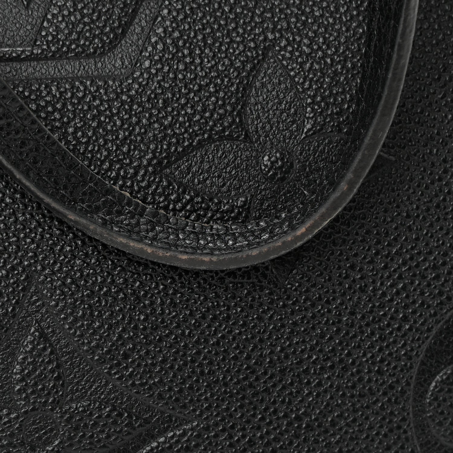 Louis Vuitton Empreinte Monogram Giant Neverfull MM Black 11 of 13