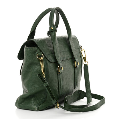 3.1 Phillip Lim Textured Calfskin Medium Pashli Satchel Jade 3 of 18