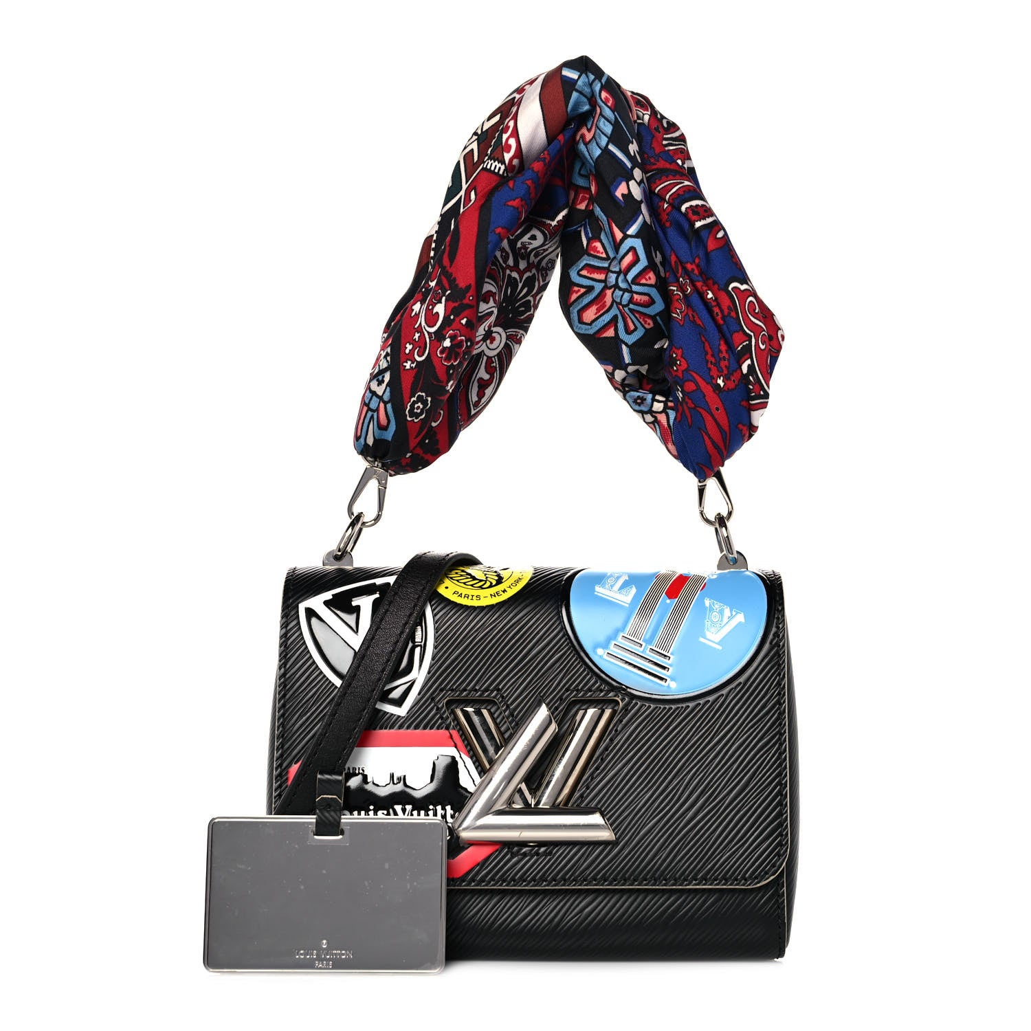 Louis Vuitton Epi World Tour Twist Shoulder Bag PM Black 1 of 9