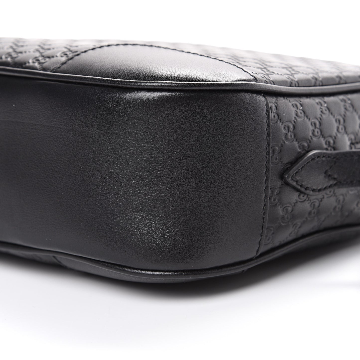 Microguccissima Mini Bree Messenger Bag Black
