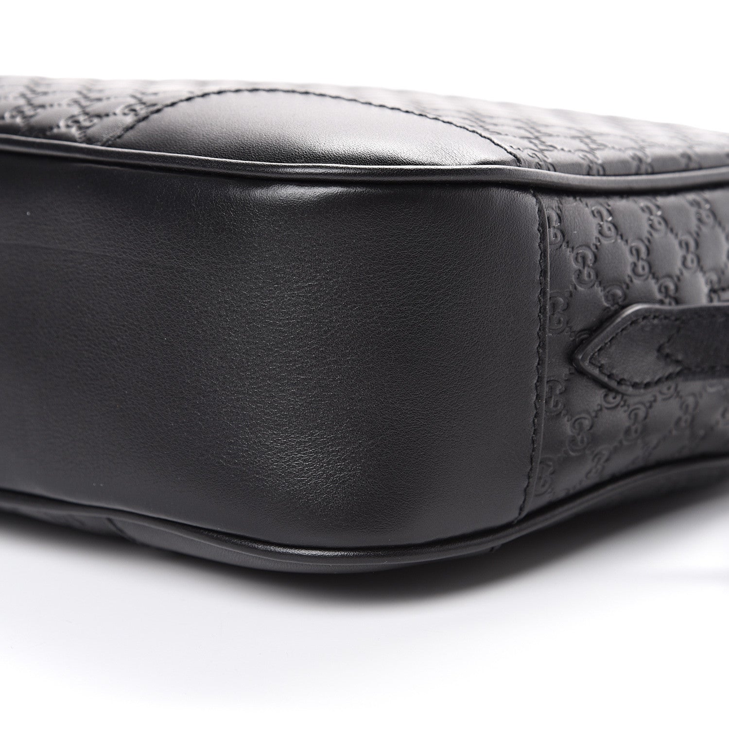 Gucci Microguccissima Mini Bree Messenger Bag Black 9 of 9