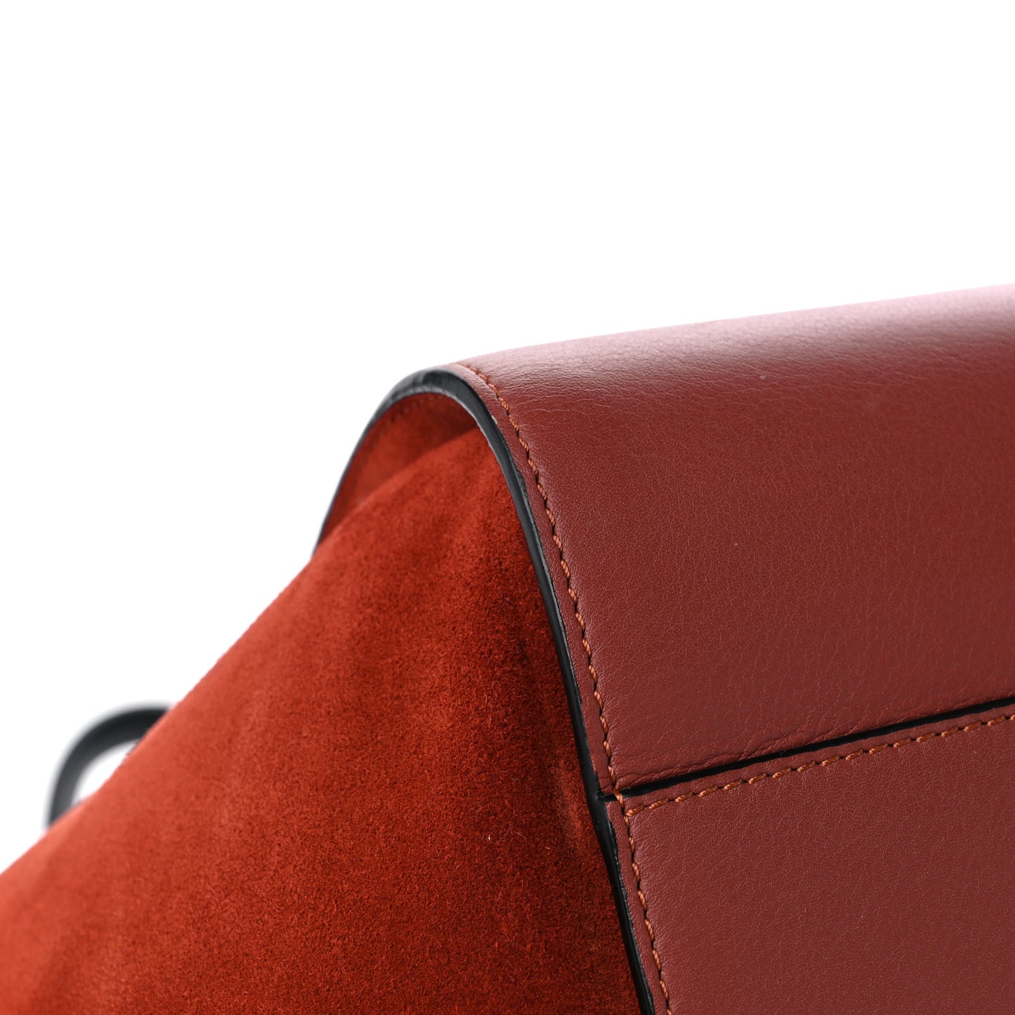 Calfskin Suede Hammock Shoulder Bag Red