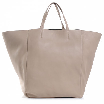 Celine Leather Large Horizontal Cabas Phantom Taupe 1 of 7