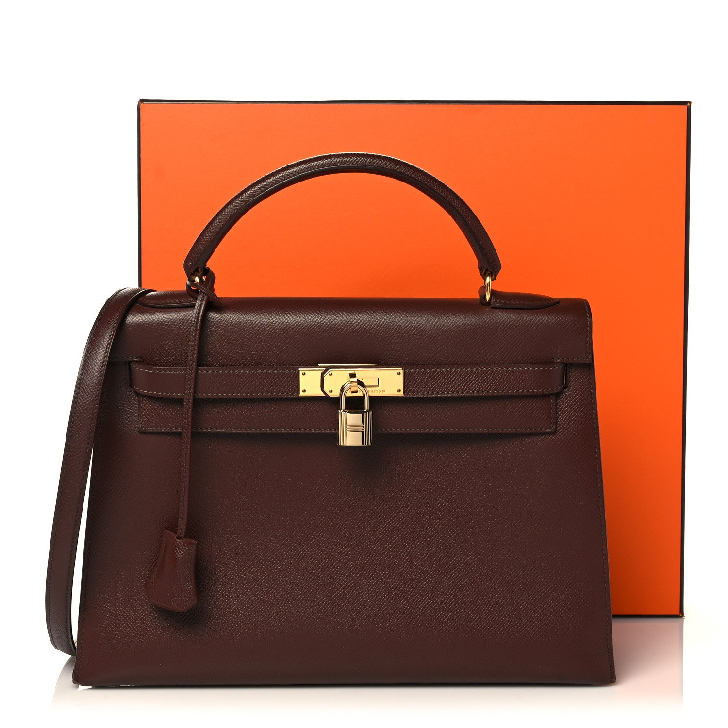 Hermes Courchevel Kelly Sellier 32 Noisette 35 of 48
