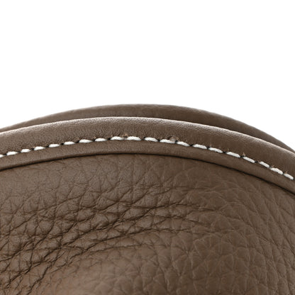 Hermes Taurillon Clemence Evelyne III PM Etoupe 11 of 12