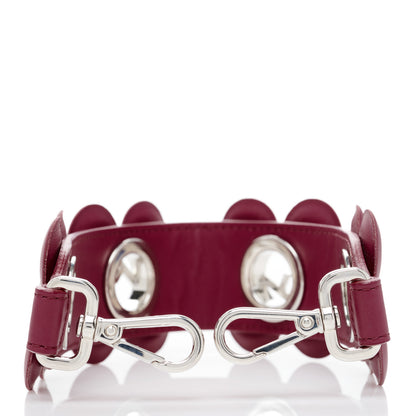 Fendi Vitello Century Opaco F is Fendi Floral Mini Strap You Black Cherry 2 of 4