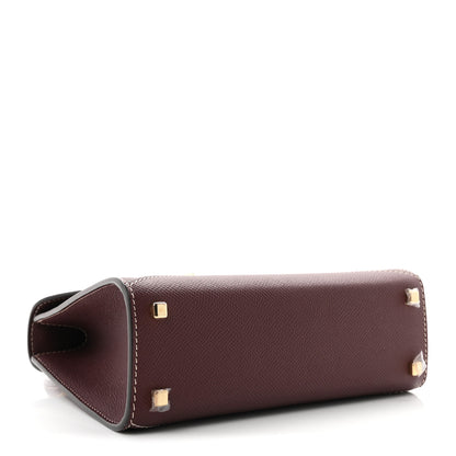 Moynat Carat Calfskin Gabrielle BB Carmin 4 of 11