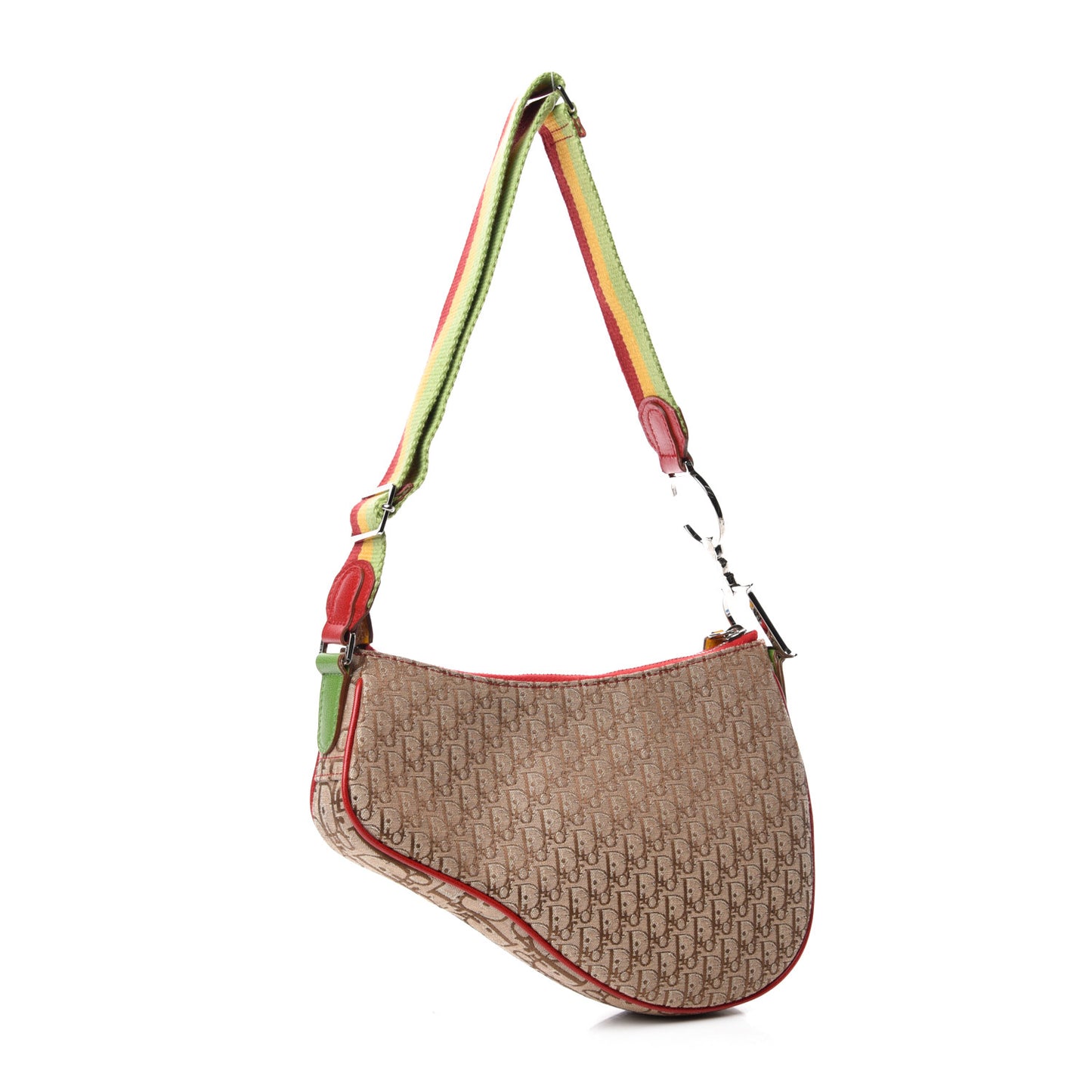 Monogram Rasta Saddle Pochette Beige