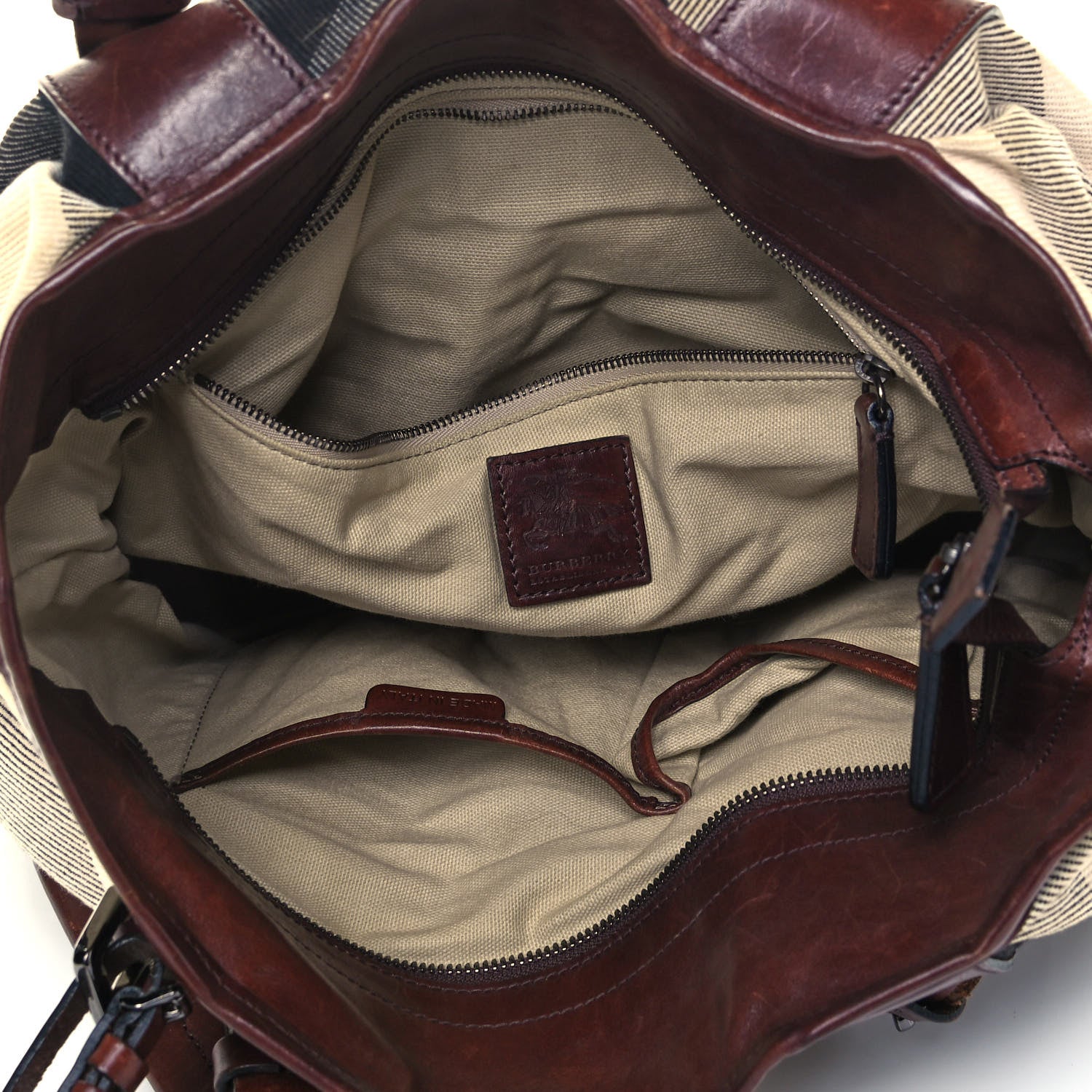 Burberry Canvas Mega Check Lowry Brown 5 of 9