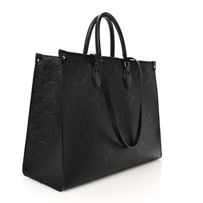 Louis Vuitton Empreinte Monogram Giant Onthego GM Black 3 of 9