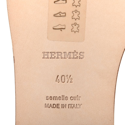 Hermes Patent Oran Sandals 40.5 7 of 8