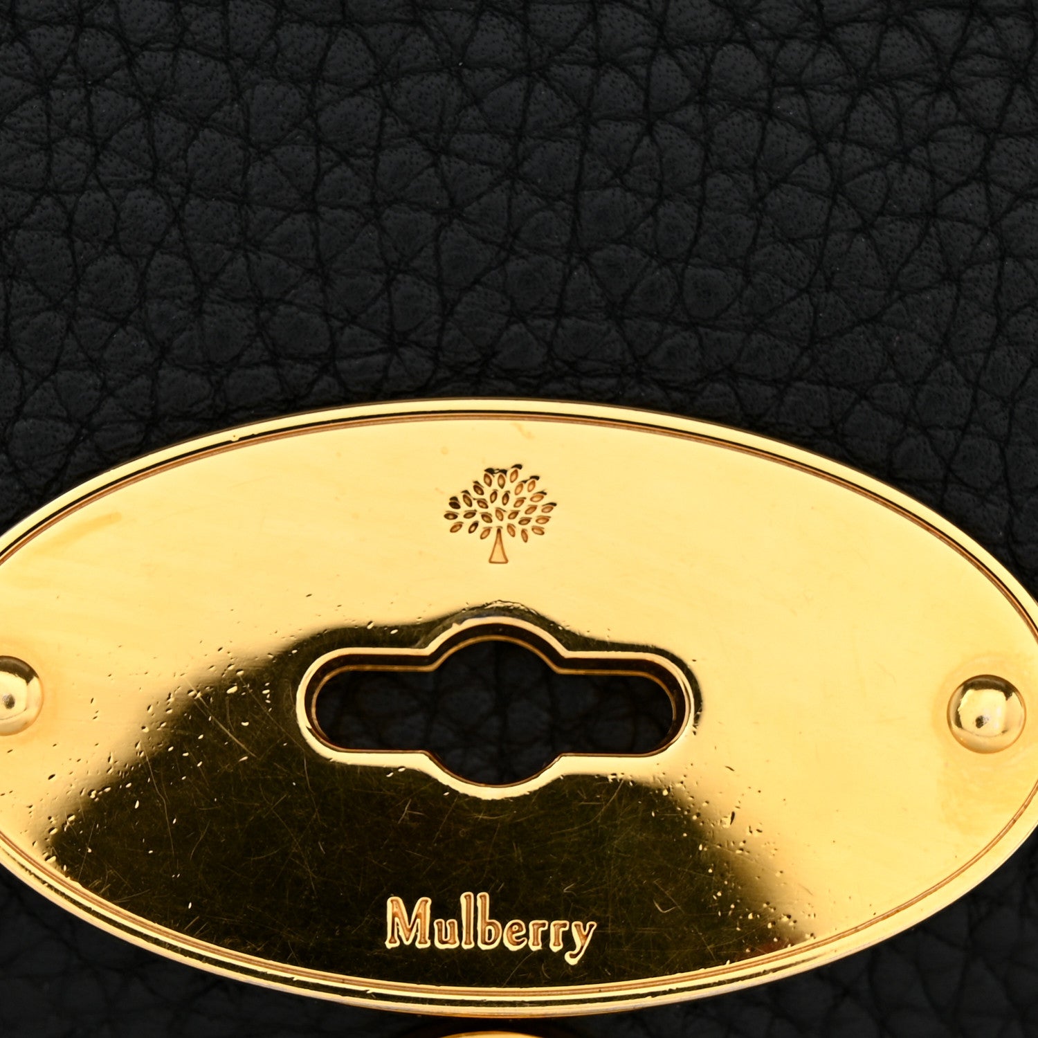 Mulberry Heavy Grained Calfskin Darley Satchel Black 12 of 13