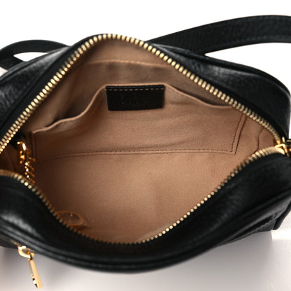 Gucci Calfskin Web Mini Ophidia Shoulder Bag Black 5 of 10