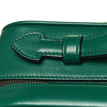 Gucci Calfskin Matelasse Sylvie Web Small GG Marmont Top Handle Shoulder Bag Emerald 13 of 18