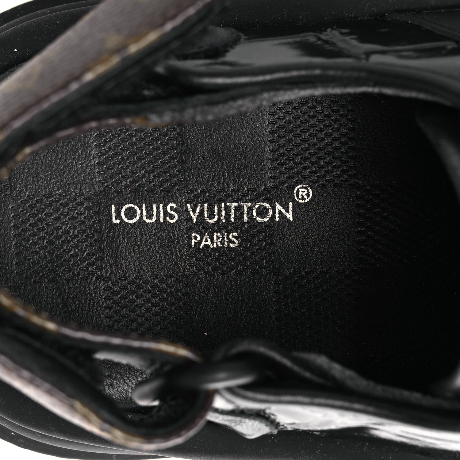 Louis Vuitton Lambskin Sunset Comfort Platform Sandals 38 Black 9 of 11