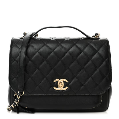 Chanel Caviar Quilted Large Business Affinity Flap Black 1 of 12