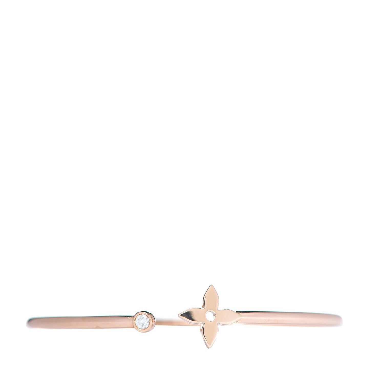18K Pink Gold Diamond Idylle Blossom Twist Bracelet