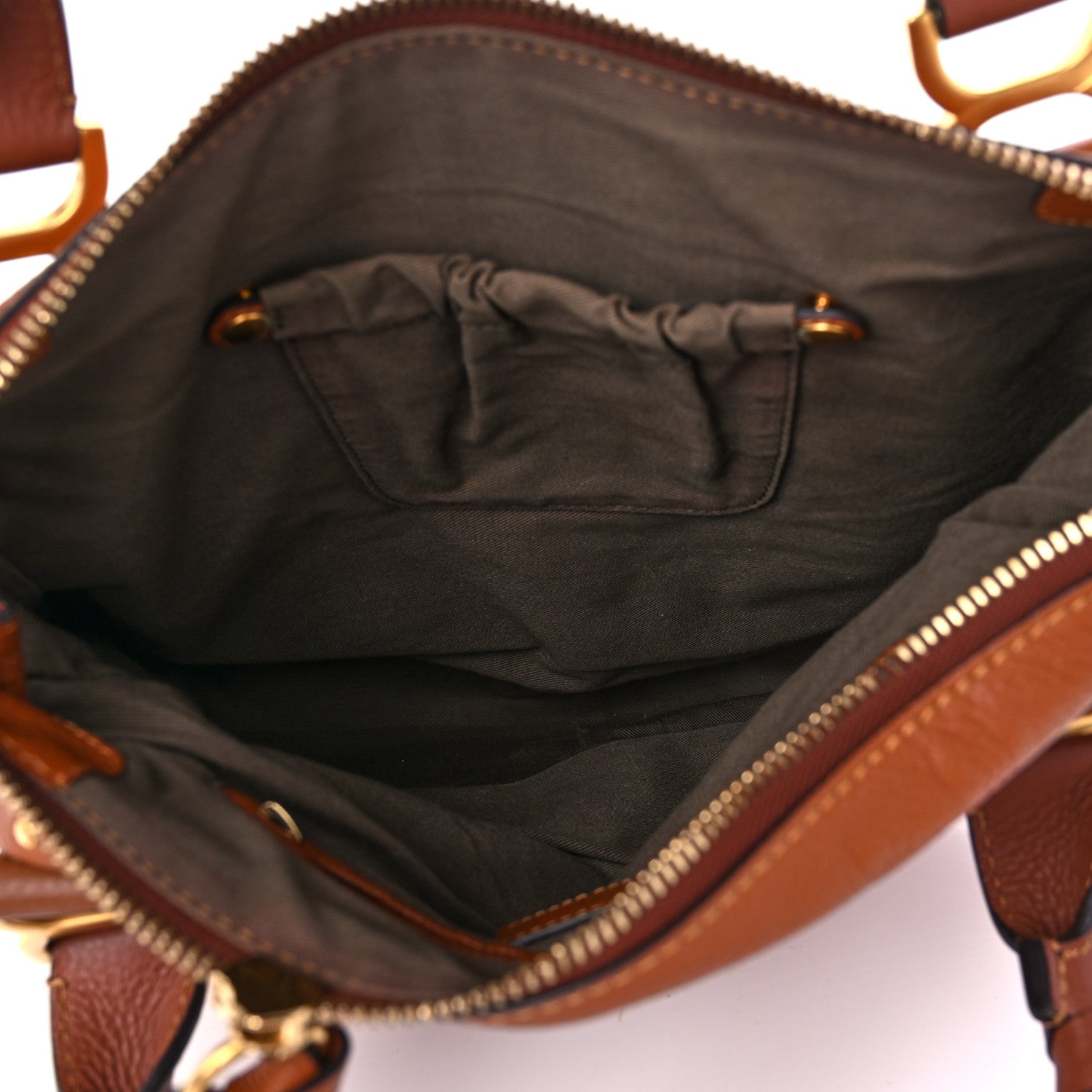 Chloe Calfskin Medium Marcie Satchel Tan 5 of 10