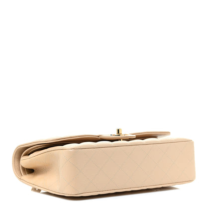 Chanel Caviar Quilted Medium Double Flap Beige Clair 5 of 14