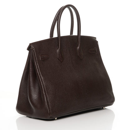 Hermes Chevre de Coromandel Birkin 35 Cocoan 3 of 23