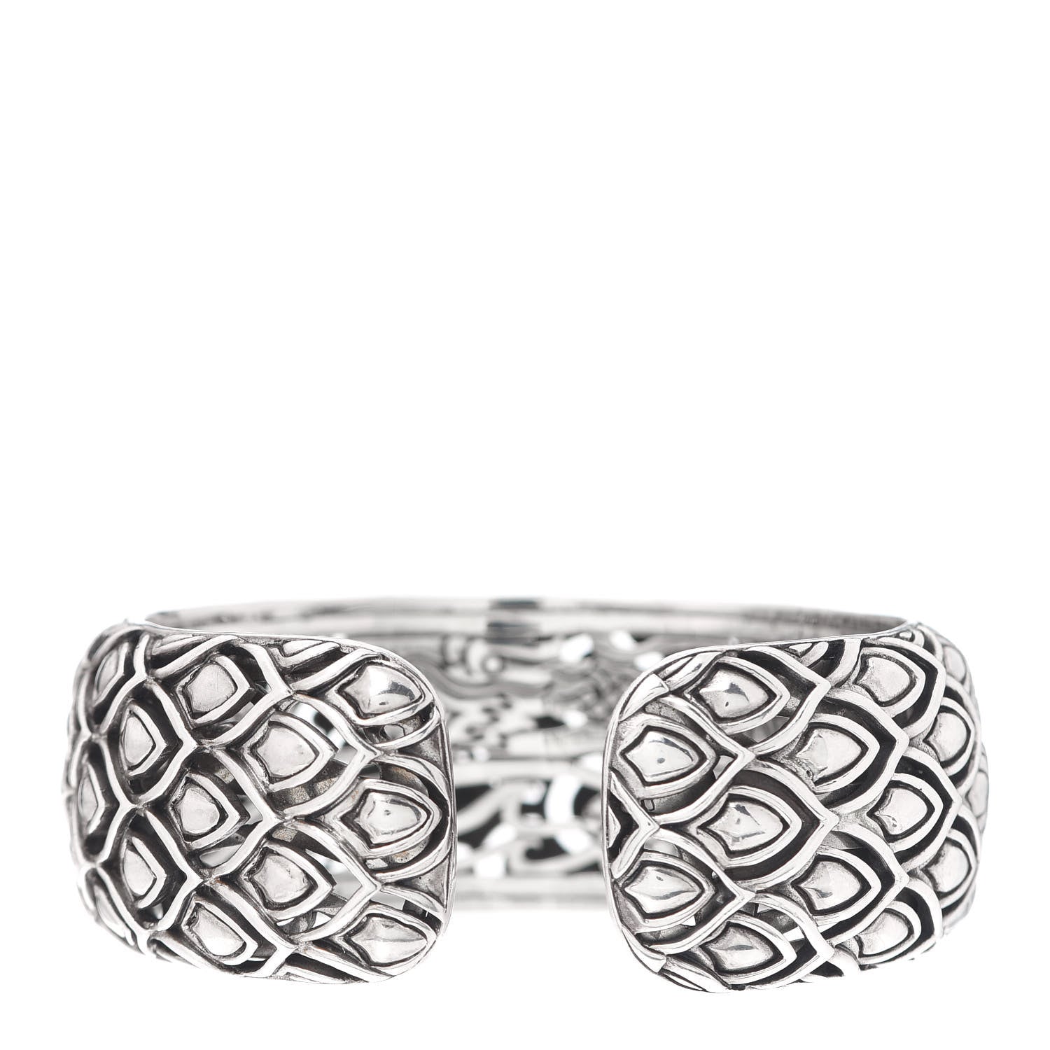 John Hardy Sterling Silver 18K Yellow Gold Naga Kick Cuff Bracelet 3 of 4