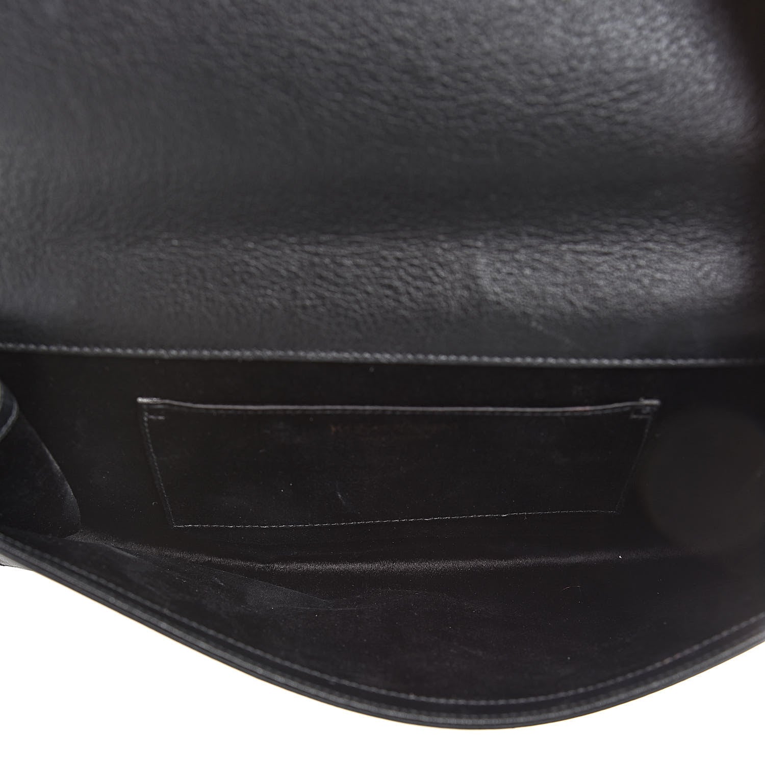 Saint Laurent Calfskin Monogram Large Belle De Jour Clutch Black 5 of 14