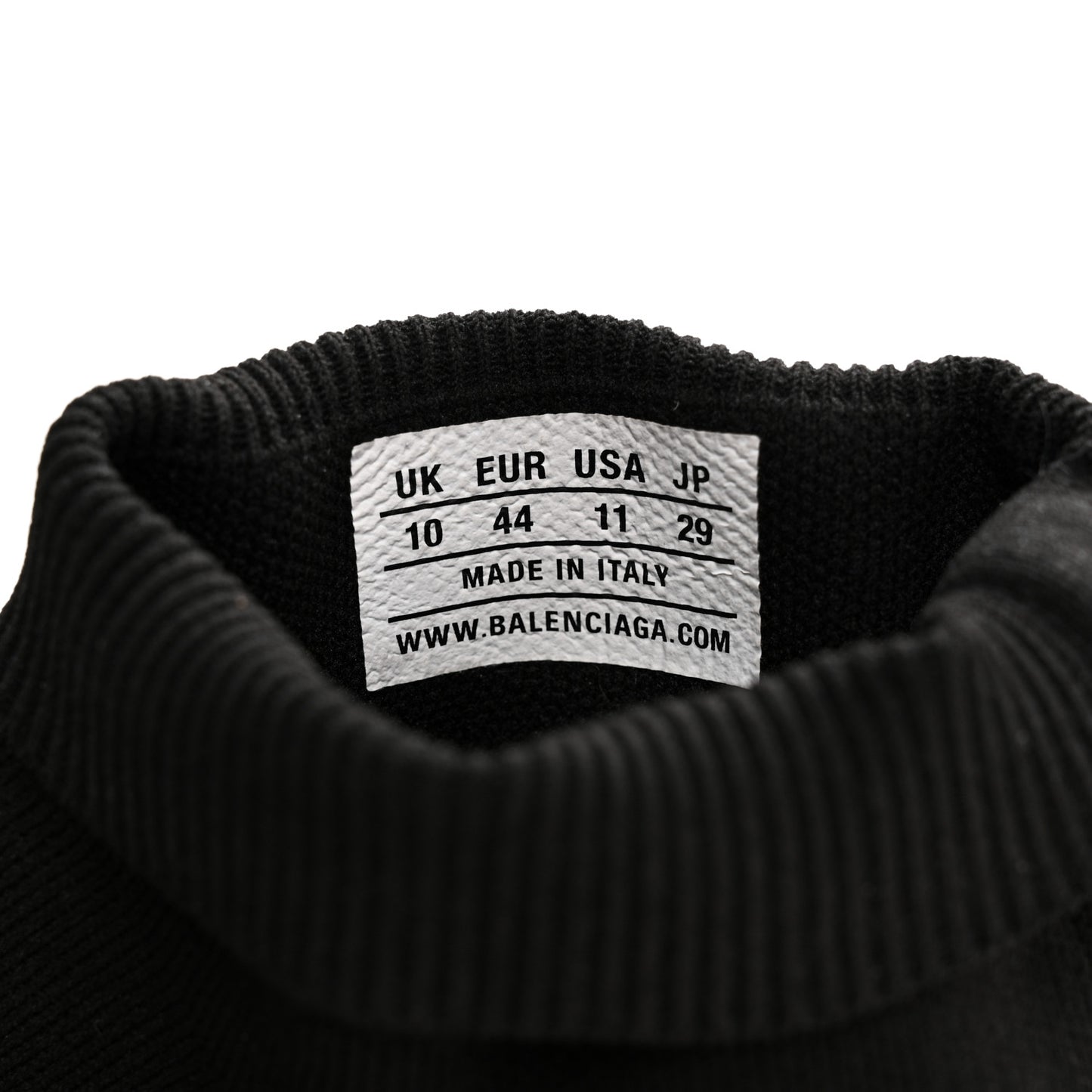 Neoprene Knit Mens Speed Sneakers 11 Black