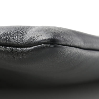 Christian Dior Calfskin Medium Diordouble Zip Pouch Black 8 of 9